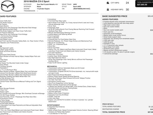 Used 2018 MAZDA CX-5 Sport w/ I-ACTIVSENSE Package image 5