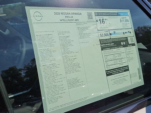 New 2026 Nissan Armada PRO-4X w/ Captain's Chari Seat Package image 20