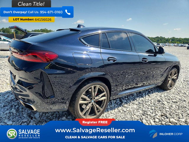 Used 2021 BMW X6 M50i w/ Executive Package AWD/4WD image 4