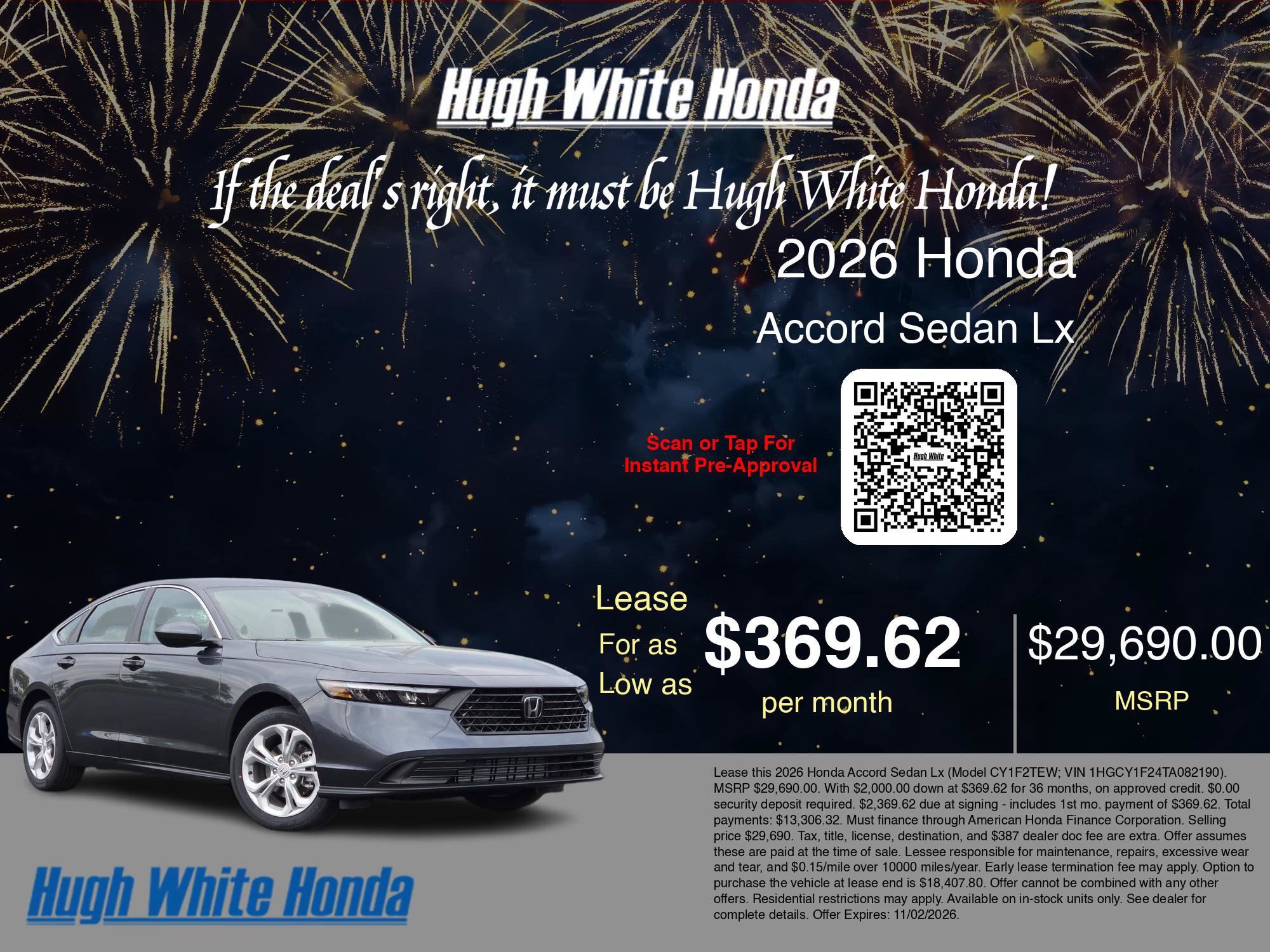 New 2026 Honda Accord LX image 5