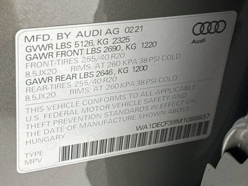 Used 2021 Audi Q3 2.0T Premium w/ Convenience Package AWD/4WD image 33