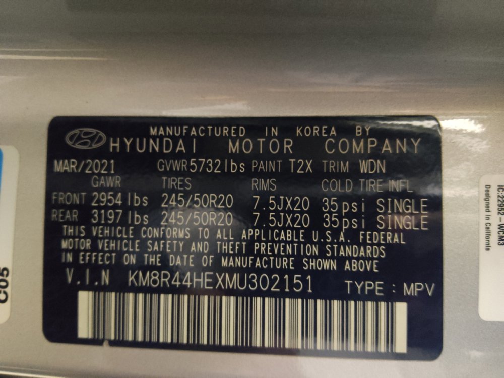 Used 2021 Hyundai Palisade SEL w/ Premium Package FWD image 33