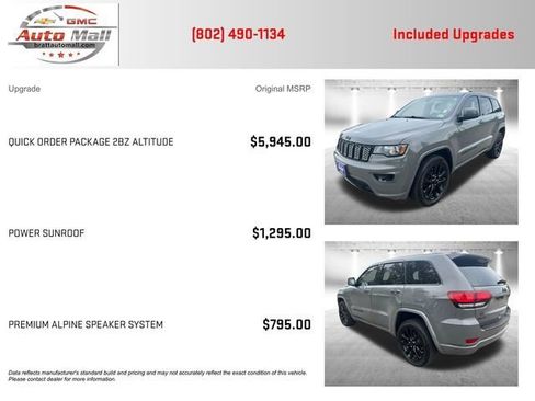 Used 2019 Jeep Grand Cherokee Altitude AWD/4WD image 4