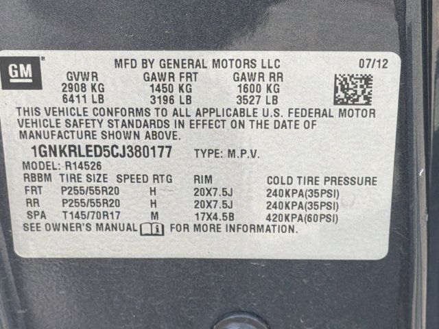 Used 2012 Chevrolet Traverse LTZ FWD image 32