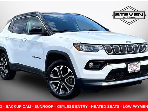Used 2022 Jeep Compass Limited w/ Sun and Sound Group AWD/4WD image 1