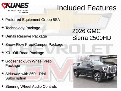 New 2026 GMC Sierra 2500 Denali w/ Denali Reserve Package