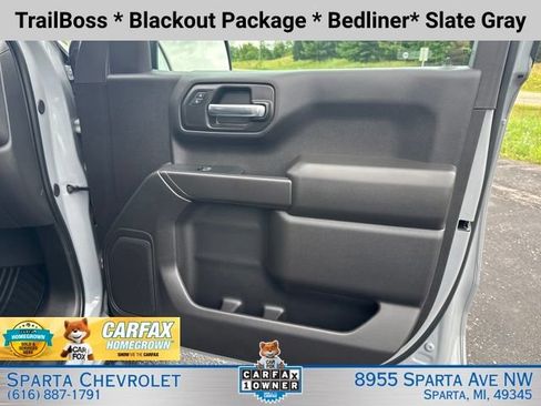 Certified 2024 Chevrolet Silverado 1500 Custom Trail Boss w/ Turbomax Blackout Package AWD/4WD image 24