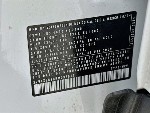 Certified 2024 Volkswagen Taos SEL AWD/4WD image 47