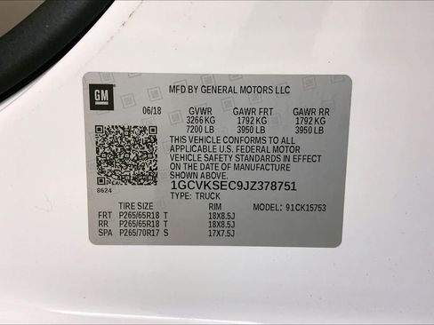 Used 2018 Chevrolet Silverado 1500 LTZ AWD/4WD image 36