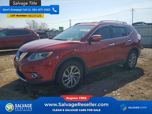 Used 2015 Nissan Rogue SL w/ SL Premium Package AWD/4WD image 1