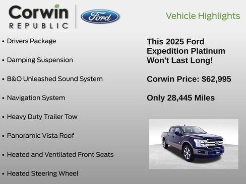 Used 2025 Ford Expedition Platinum w/ Driver's Package image 7