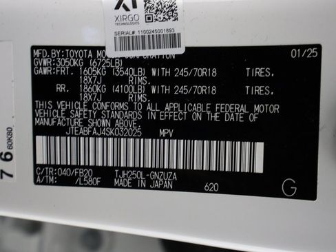 Used 2025 Toyota Land Cruiser image 54