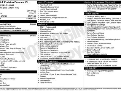 Used 2022 Buick Envision Essence w/ Safety Package