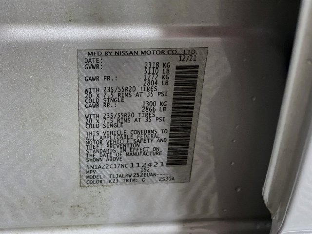 Used 2022 Nissan Murano SL FWD image 34