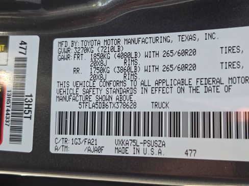 Used 2026 Toyota Tundra SR5 w/ SX Package AWD/4WD image 33