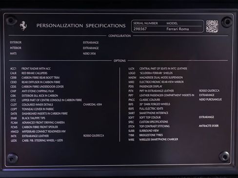 Certified 2024 Ferrari Roma Spider RWD image 59