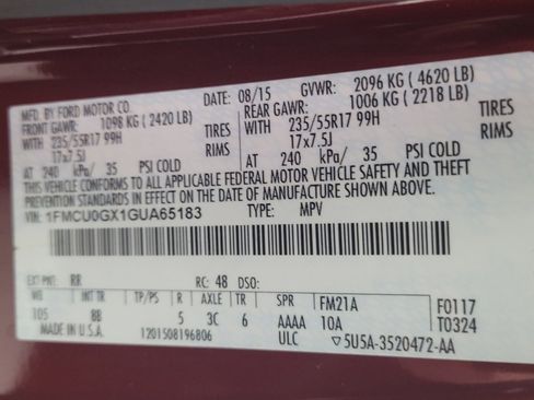 Used 2016 Ford Escape SE w/ SE Leather Comfort Package image 33