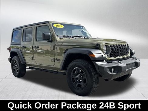 Certified 2025 Jeep Wrangler Unlimited Sport AWD/4WD image 4