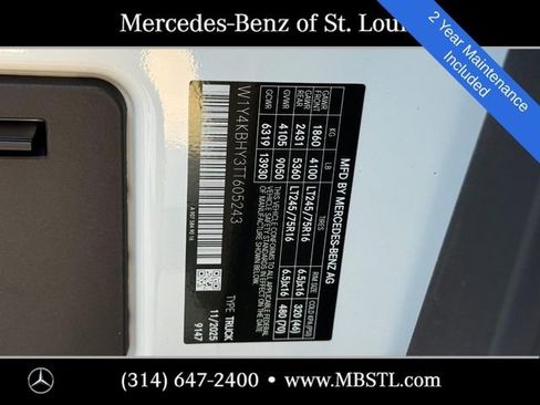 New 2026 Mercedes-Benz Sprinter 2500 image 17