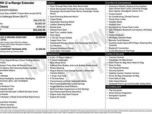 Used 2015 BMW i3 w/ Range Extender image 3