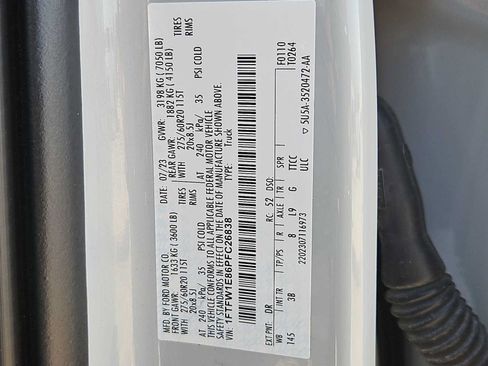 Used 2023 Ford F150 Platinum w/ Equipment Group 701A High AWD/4WD image 25
