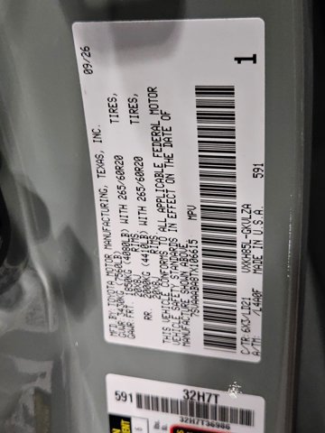 New 2026 Toyota Sequoia Limited w/ Nightshade Package AWD/4WD image 17
