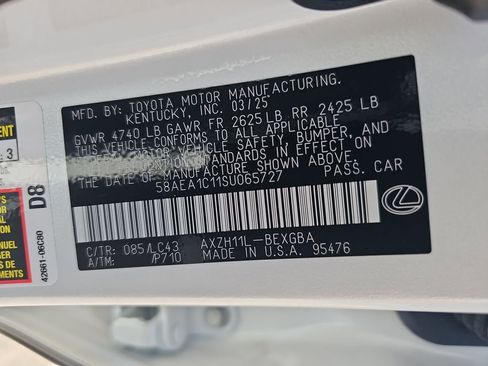 Used 2025 Lexus ES 300h w/ Accessory Package (Z1) FWD image 42