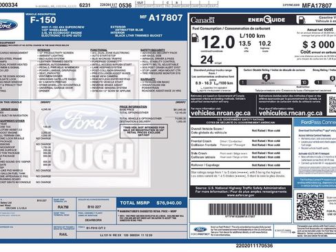 Used 2021 Ford F150 Lariat w/ Equipment Group 502A High AWD/4WD image 22