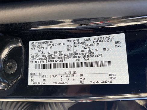 Used 2017 Ford F150 XLT w/ Equipment Group 302A Luxury image 32