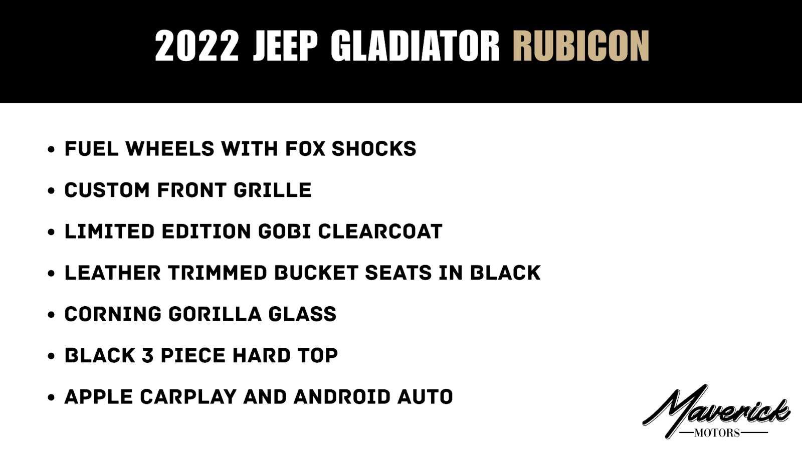 Used 2022 Jeep Gladiator Rubicon AWD/4WD image 2