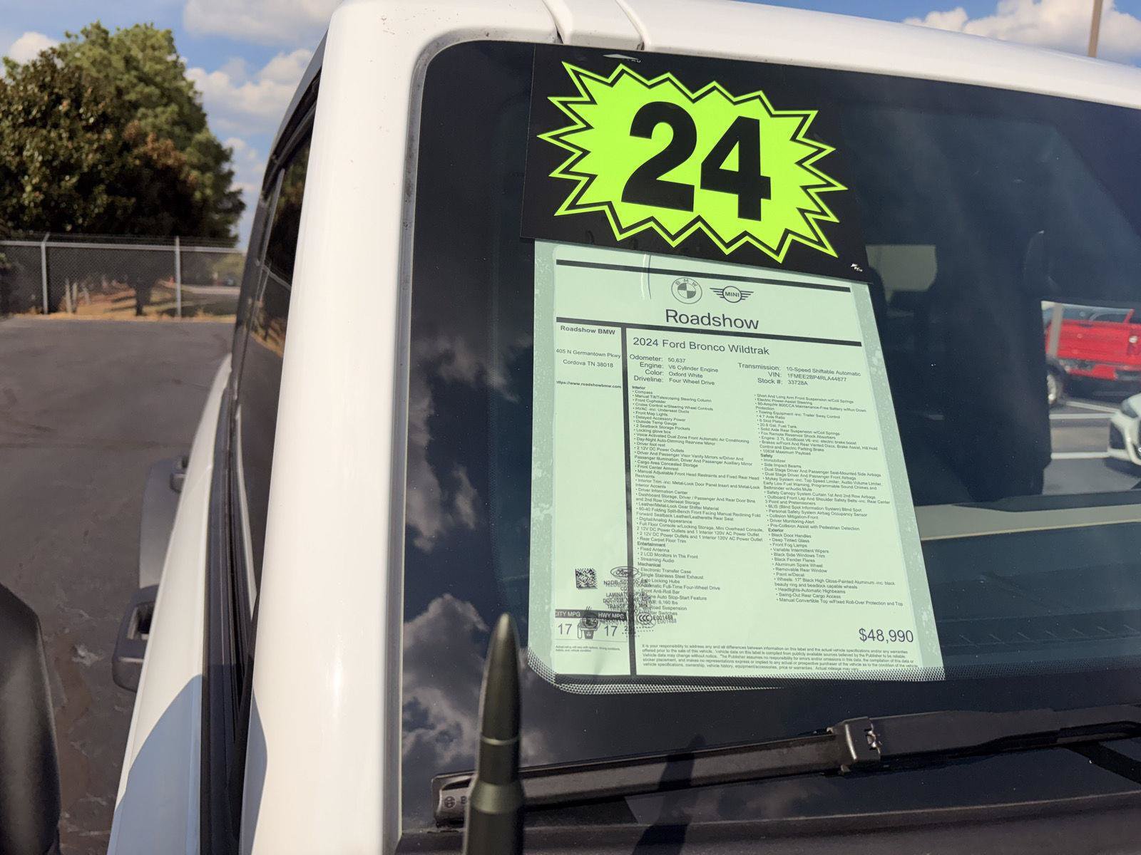 Used 2024 Ford Bronco Wildtrak AWD/4WD image 20