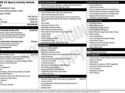 Used 2023 BMW X3 xDrive30i w/ Premium Package w/ZPA image 5