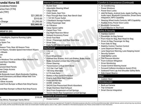 Certified 2022 Hyundai Kona SE image 11