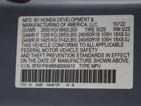 Used 2022 Honda Pilot TrailSport image 62