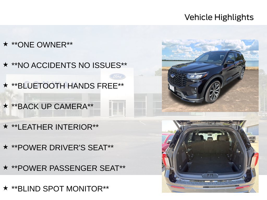 Certified 2025 Ford Explorer ST-Line w/ Premium Package RWD image 6