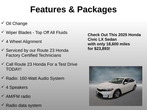 Certified 2025 Honda Civic LX image 4