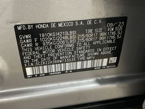 Used 2024 Honda HR-V LX image 26