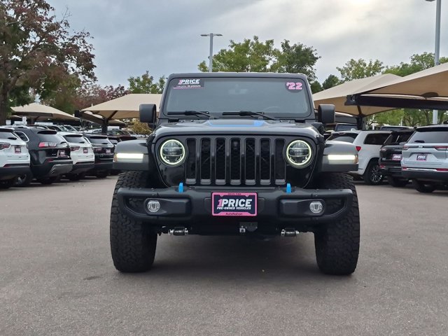 Used 2022 Jeep Wrangler Unlimited Rubicon 4xe w/ Steel Bumper Group AWD/4WD image 2