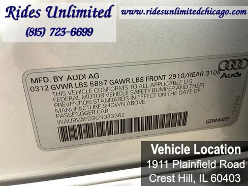 Used 2012 Audi A8 L 4.2 w/ Driver Assistance Pkg AWD/4WD image 30