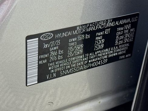 Certified 2023 Hyundai Santa Fe Limited AWD/4WD image 17