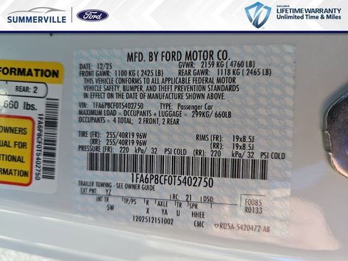 New 2026 Ford Mustang GT Premium RWD image 35