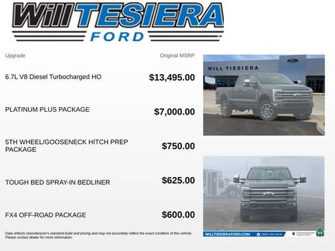 New 2026 Ford F350 Platinum w/ Platinum Plus Package AWD/4WD image 5