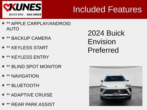 Used 2024 Buick Envision Preferred AWD/4WD image 2