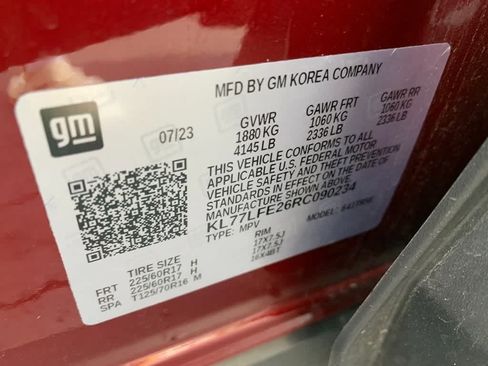 Certified 2024 Chevrolet Trax LS w/ LS Convenience Package FWD image 30