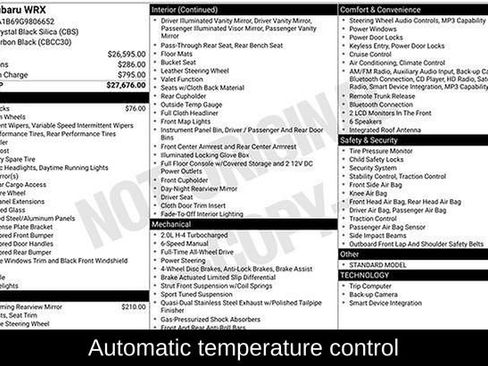 Used 2016 Subaru WRX image 8