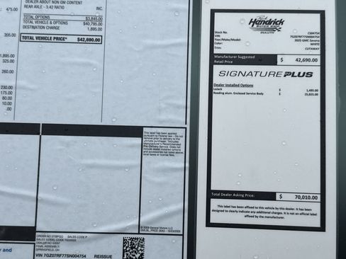 New 2025 GMC Savana 3500 w/ Power Convenience Package image 42