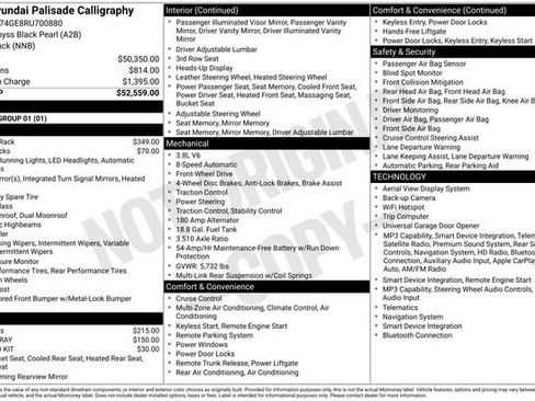 Used 2024 Hyundai Palisade Calligraphy FWD image 2