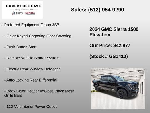 Used 2024 GMC Sierra 1500 Elevation RWD image 12