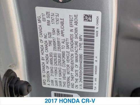 Certified 2017 Honda CR-V LX image 26
