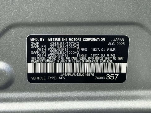 Used 2025 Mitsubishi Outlander Sport ES AWD/4WD image 25